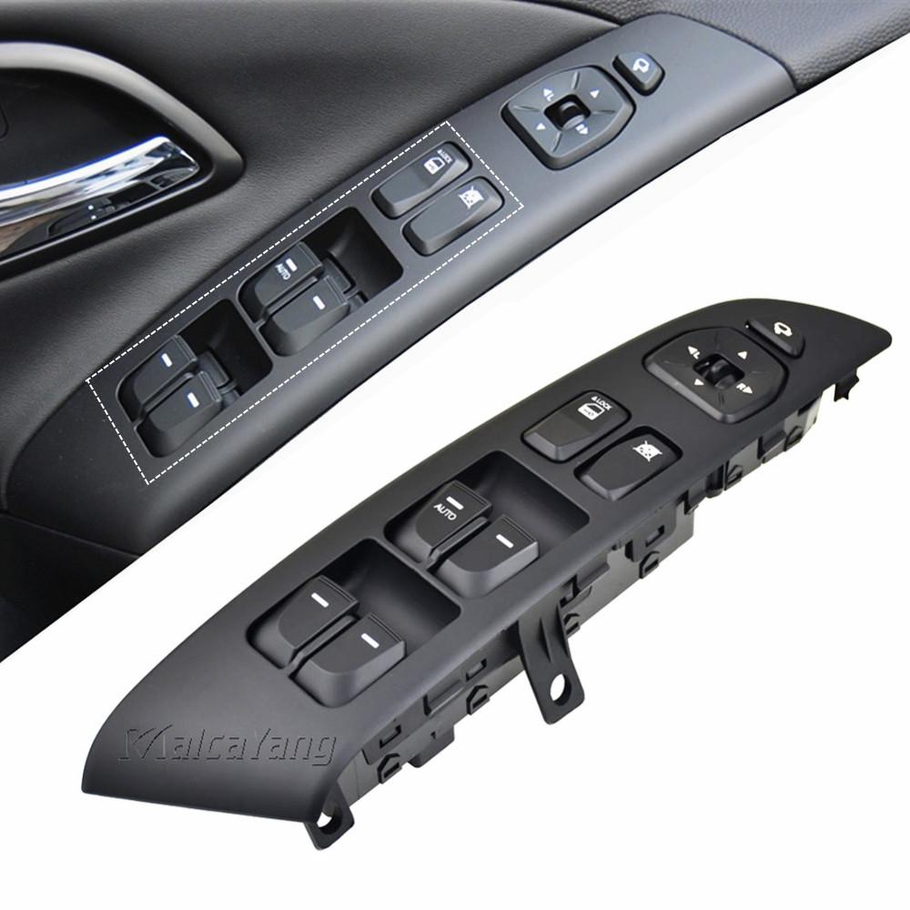 

Blue backlight Rearview mirror folding Driver electric Power Window Lifter regulator Control Switch For Hyundai IX35 2009-2015 AUTO
