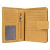 Arya Yellow Leather Wallet for Women