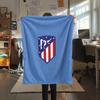 Atlético de Madrid Flannel Blanket, High quality Comfortable for All Seasons, Home Decor, Warmth and Comfort