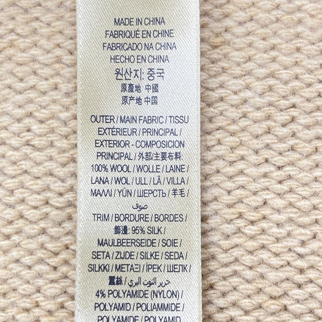 BURBERRY CNDAIJAR81MAA Beige Long Cape tops one size beigeUsed