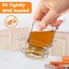 Morning Place Spice Bottles, Set of 20, with Seals and Funnels, Perfect for Kitchen Use
