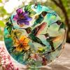 2D Acrylic Bird Decor Window Hummingbird Pendant for Mother's Day Expresses Gratitude Indoor Outdoor Flat Art for Bird Lovers