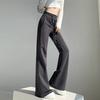 Dámské rozšířené kalhoty Streetwear Slim s vysokým pasem a širokými nohavicemi, ležérní dlouhé sportovní kalhoty se stahovací šňůrkou