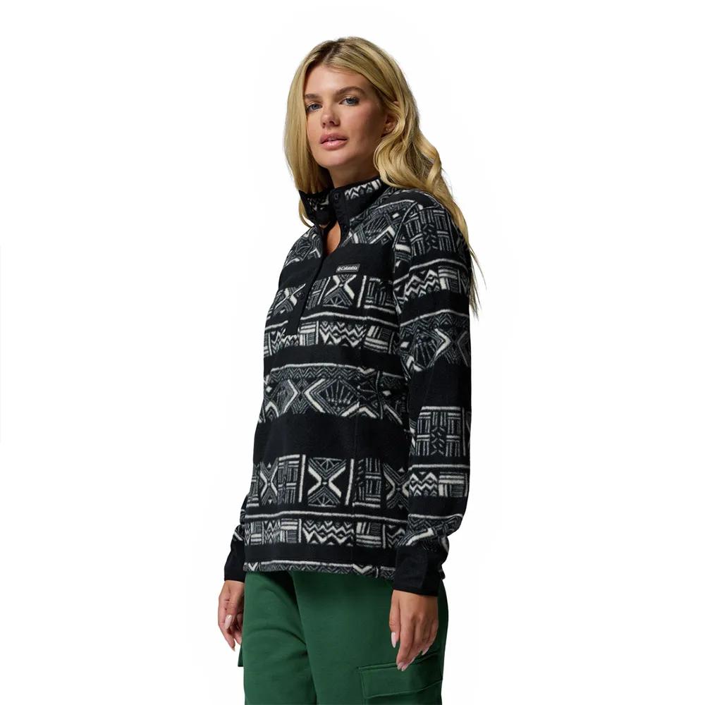 Columbia Fleece Jacket with Half-zip Benton Springs™ Printed Snap