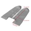 2pcs Gray Real Leather Car Front Door Handle Panel Armrest trim For Honda CRV TH