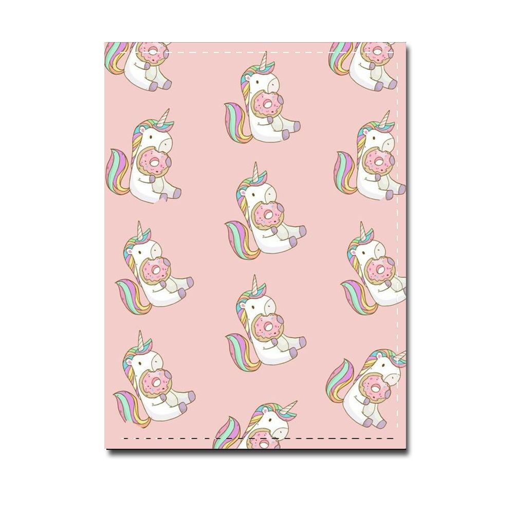 

Новая водонепроницаемая сумка для паспорта с единорогом, держатель для студенческого билета/паспорта