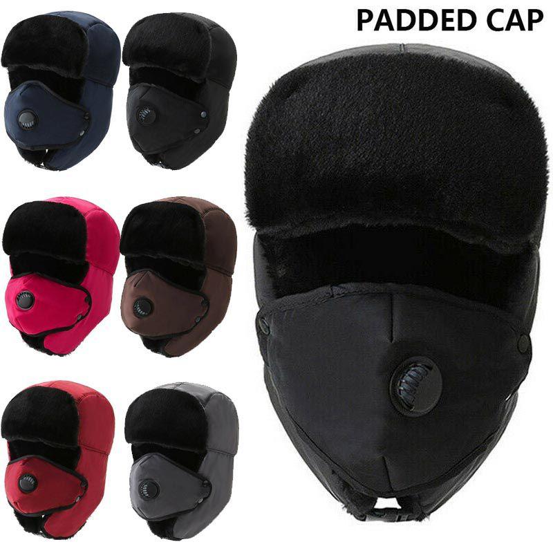 Versatile Men's Aviator Trapper Trooper Ski Hats Featuring Soft Faux Fur Lining For Cold Weather