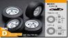 Studio Mido Oldies Tire Wheel Set D7 Pattern Plastic Model Parts 1/24 & TYPE-D TW-04