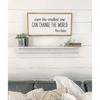 Even The Smallest One Can Change The World Nursery Wood Sign Peter Rabbit Quote Sign Farmhouse Signs Over The Crib Sign