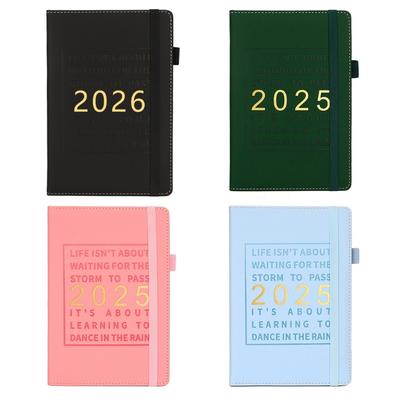 2025 Weekly Monthly Planner Leather Planner Notebook 2025 Journal Academic Diary for Teacher Student Daily Schedualing