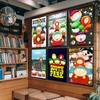 1pc Anime P-Parks Souths Poster Sticker Print Waterproof Wall Art For Living Room Bedroom Home Decor