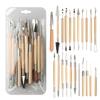 Pottery Clay Tool Kit - 5-Piece Set for Sculpting, Trimming, and Modeling