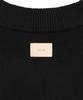 ROCKCAKE Off Shoulder Damaged Knit - Black
