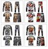 Kids' Sportswear Set: Breathable, Stretchable 4-Piece for Basketball, Football, Cycling & Outdoors