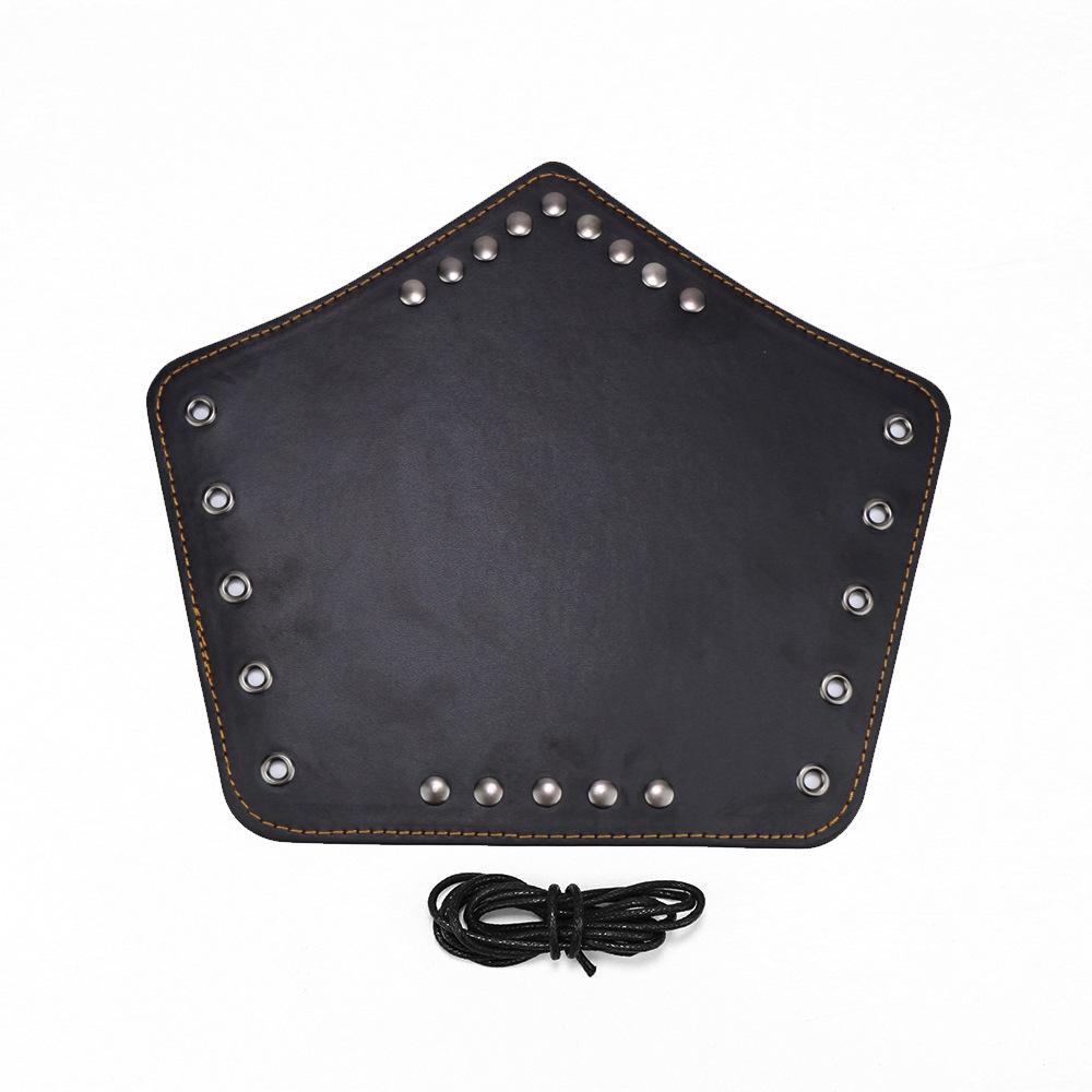 Medieval Men'S Leather Orgy Knight Belt Viking Wristband Halloween Punk Cosplay Bracer