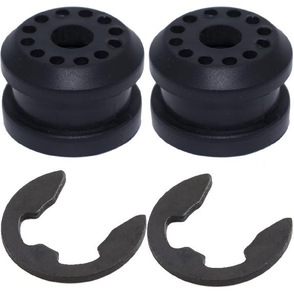 

2PCS Transfer Case Shifter Linkage Control Lever Bushing Grommet for Dodge Ram 1500 2500 3500 68078974AA 68078975AA 4x4 with 2 E-Clip 2PCS