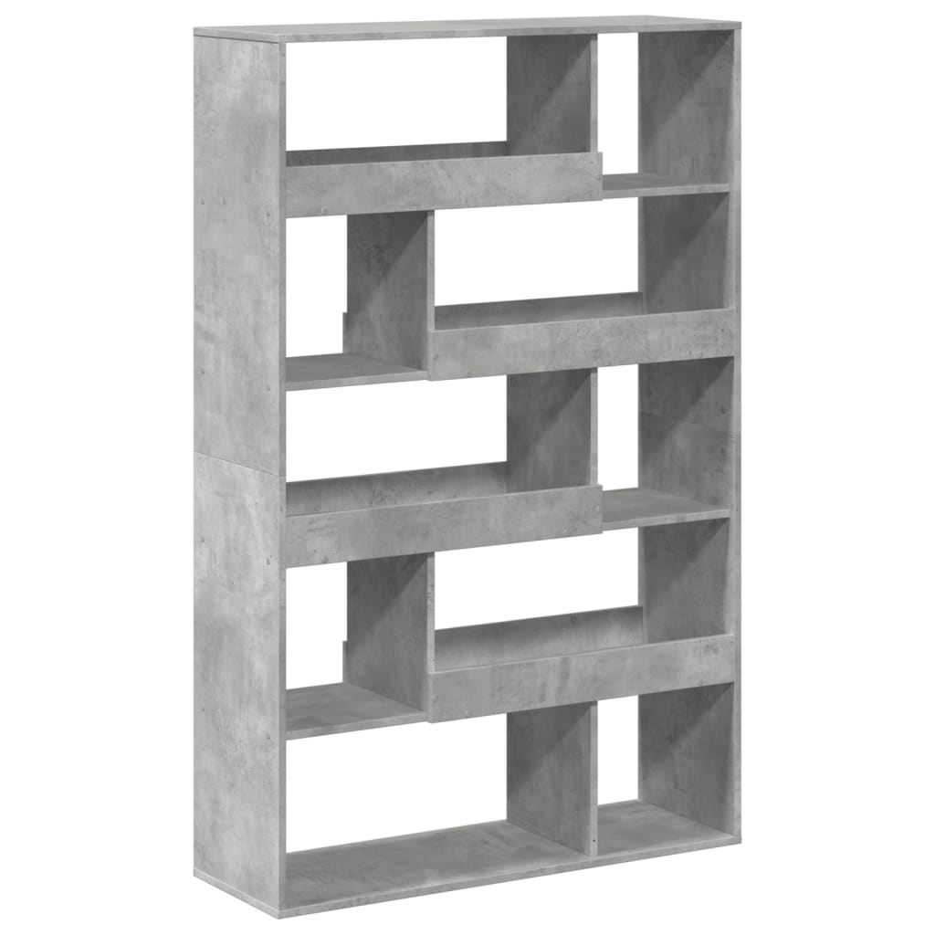 Room Divider Concrete Grey 100 x 33 x 156.5 cm Wood Based Material