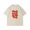 Trendy Tomato Pattern Printed Short Sleeved Tshirt For Unisex And Unisex Summer 2026 New Casual Loose Pure Cotton Tshirt