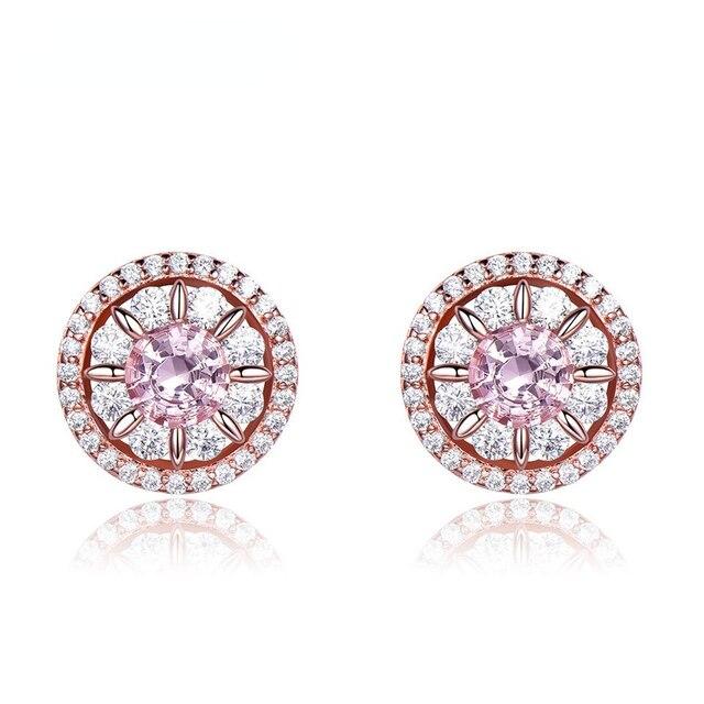 SACE GEMS Brincos de Moissanite para Mulheres Qualidade Superior 100% Prata Esterlina 925 Brilhantes Festa de Casamento Joalheria Fina