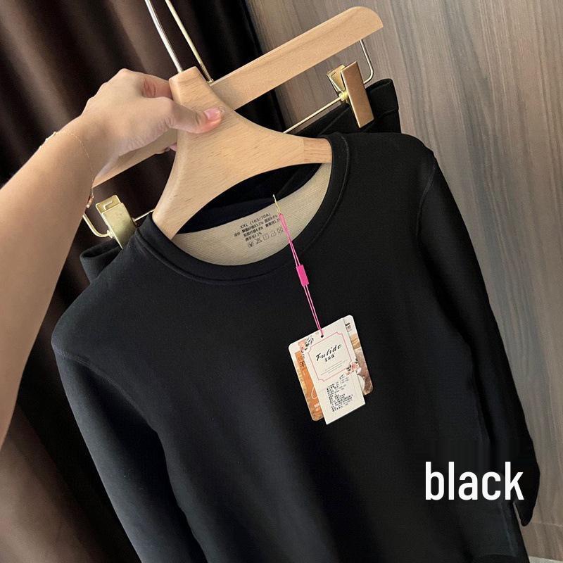 

Fulida Самый продаваемый комплект теплого базового слоя из шерсти и шелка для пар - Начес, Холодостойкий осенний топ и брюки Women s Black