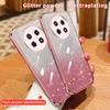 KEYSION Luxury Plating Glitter Phone Case for HONOR X9c 5G Transparent Soft TPU Shockproof Back Cover for Honor Magic 7 Lite 5G