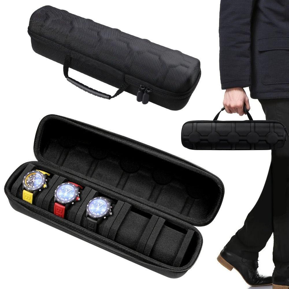 with Pillow Insert Watch Display Storage Box Hard Shell Watch Case  for Watch Storage