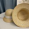 Dome Short Edge Straw Hat Female Audrey Lampshade Bell Hat Summer Shade Basin Hat Top Hat