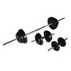 VidaXL 2x Haltère 30,5 kg Fitness Exercice Musculation Poids Entraînement 90377