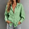 Women's Casual Striped Long Sleeve Button Down Shirt for Work Everyday Wear