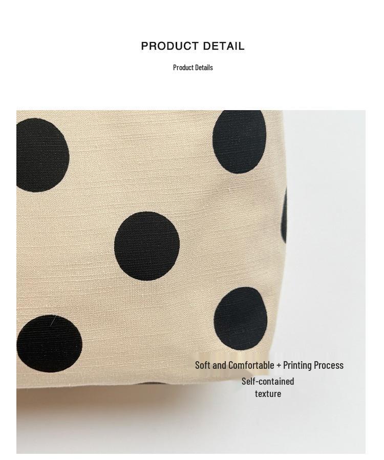Versatile Polka Dot Korean Minimalist Tote Bag - Large Capacity, Multi-layer Shoulder Handbag