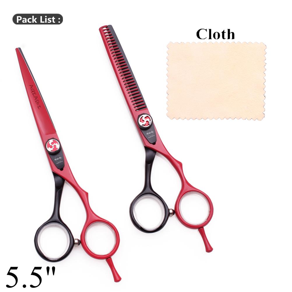Hair Scissors Professional 5.5" 6.0" Aqiabi Thinning Scissors Shop Hair Cutting Scissors Haircut Shears A1018