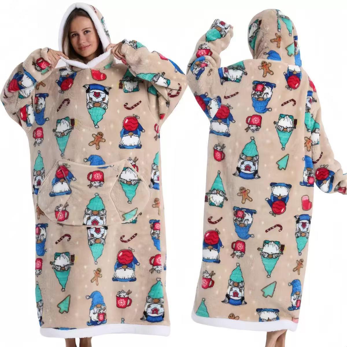 

Women s Winter Cozy Velvet Robe - Double-Sided Soft Cotton for Cold Protection and Comfort Adult - One Size