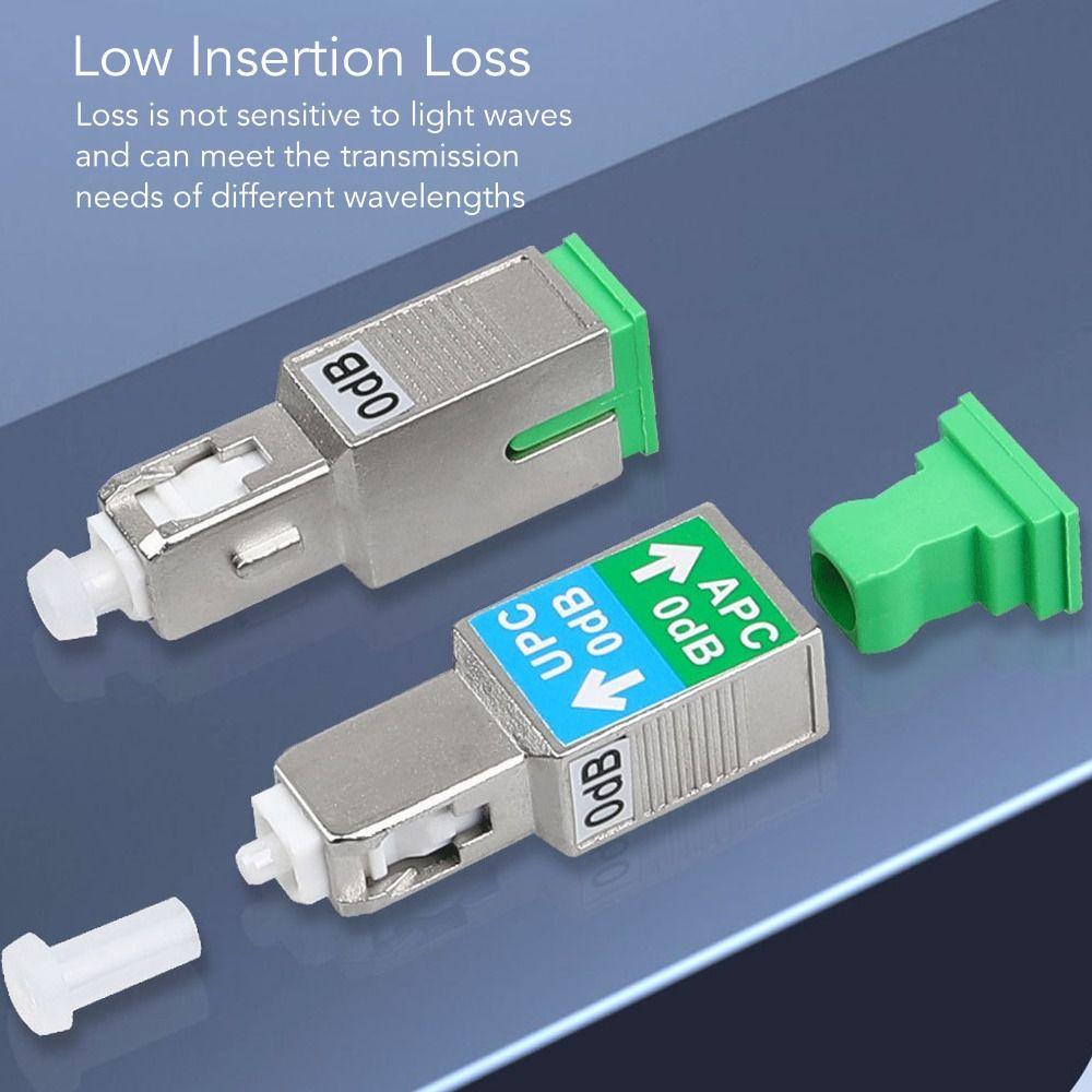 SM 9/125 SC/UPC Male to SC/APC Female Adapter Low Loss Excellent Isolation Fiber Optic Adapter 1200nm To 1600nm