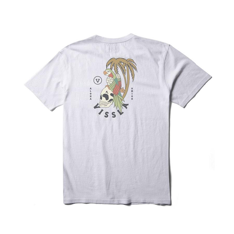 Bisla Parrodise Ss Pkt Tee-Wht S