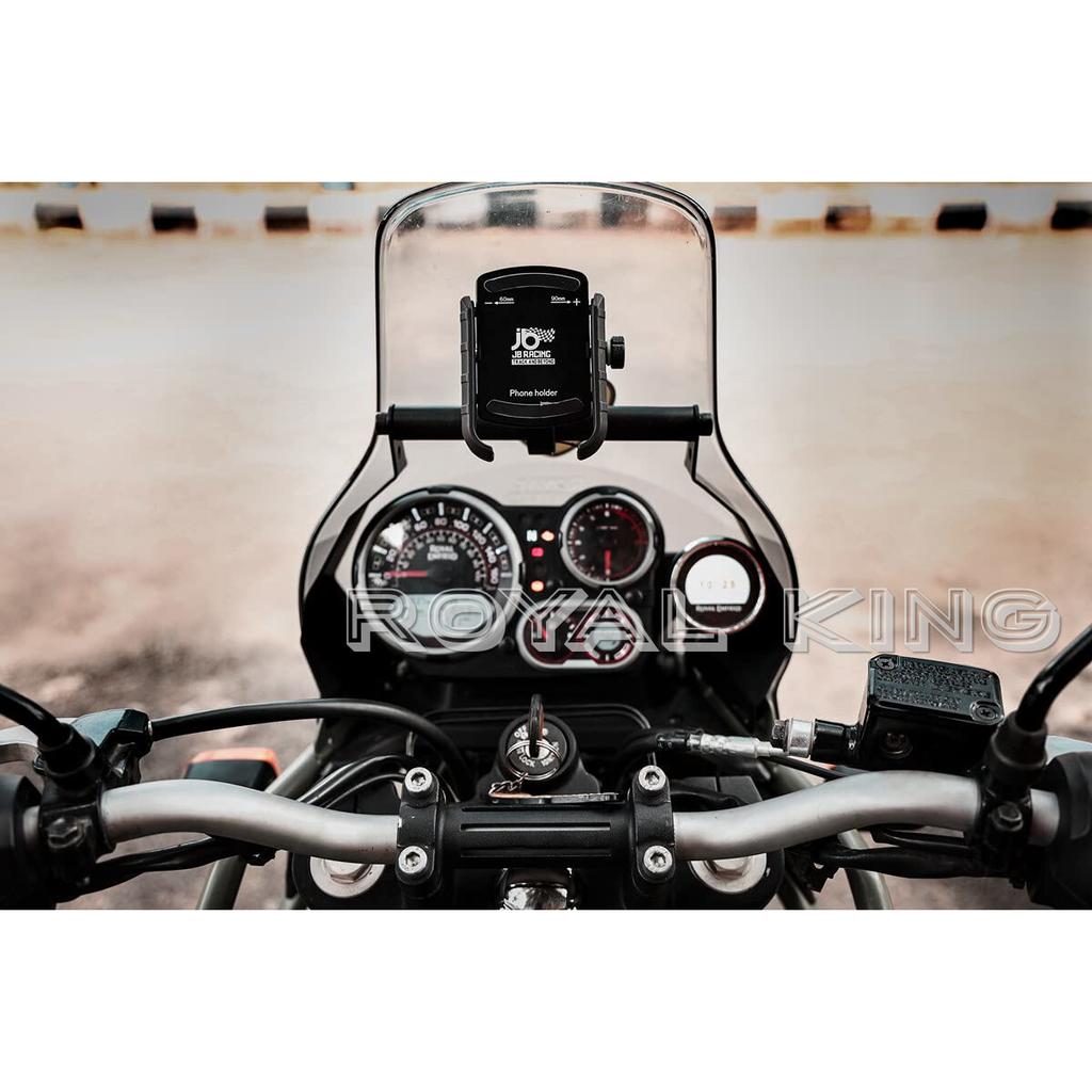 Black "GPS Phone Stand Mount Black" Fit for Royal Enfield Himalayan 411 BS6