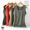Autumn and Winter Thickened German Velvet Thermal Vest, Women's Heating Waist Protection, Back Protection, Belly Protection, Non-marking Abraded Doubl