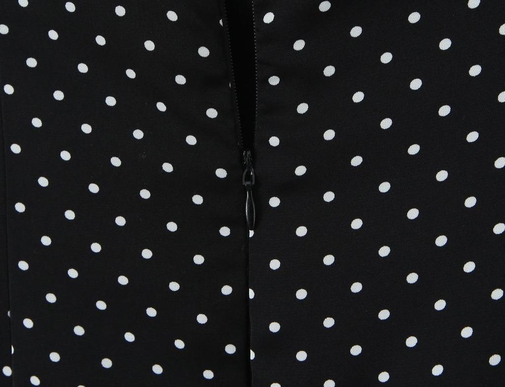 Women's Summer Sleeveless Polka Dot Color Block Cinched Waist Mini Dress