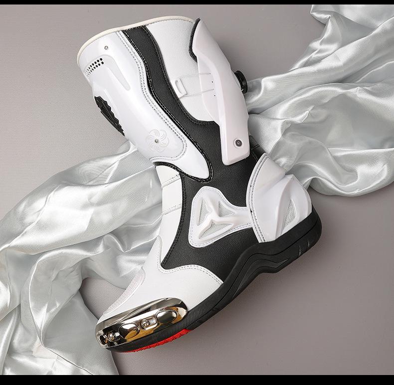 Unisexové motocyklové jezdecké a závodní boty - Off-road, krátký styl, vhodné pro čtyři roční období.