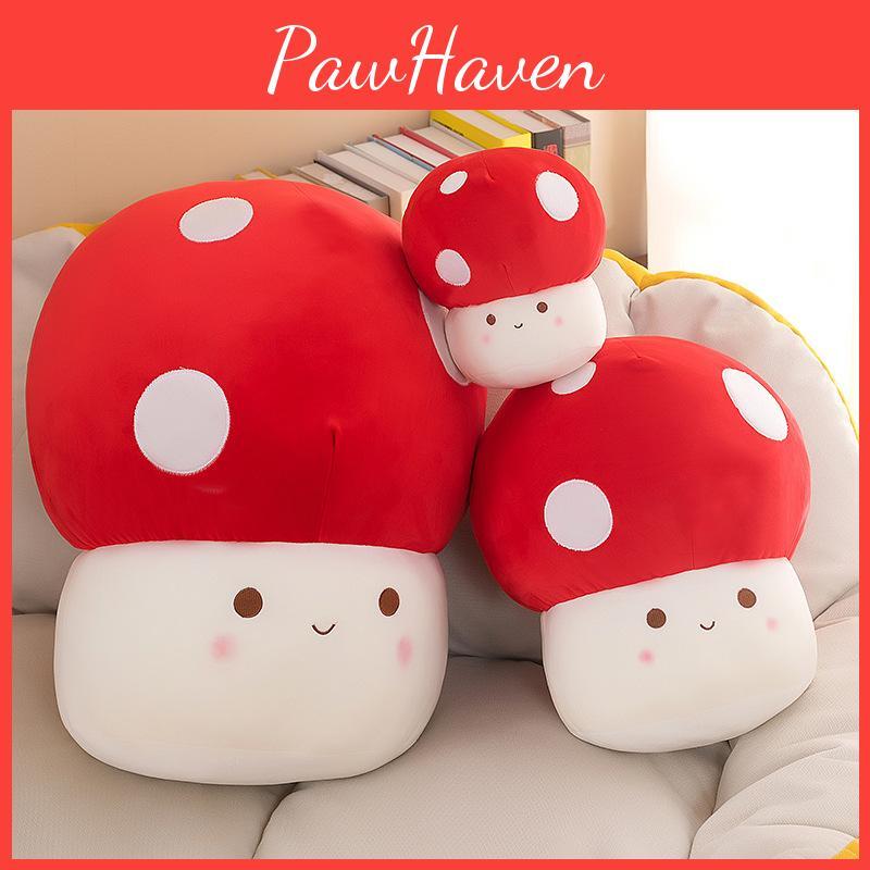Mushroom Adorable Plush Toy Stuffed Doll With Pp Cotton Filling For Kids Gift