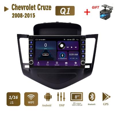 2 Din Car Radio Android for Chevrolet Cruze 2008-2015 With Button Knob Head Unit Stereo GPS WIFI Navigation Multimedia Player 1+16GB