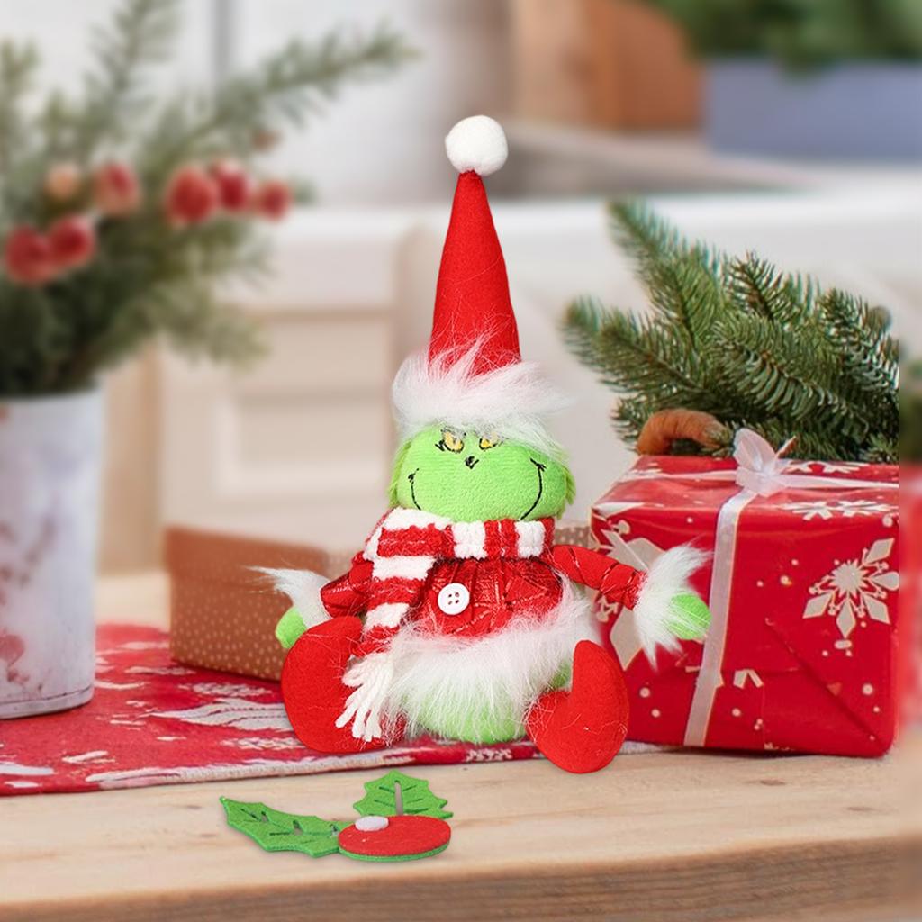 Plush Toy Green  Foam Doll Children's Cartoon Doll Christmas Cute Dolls