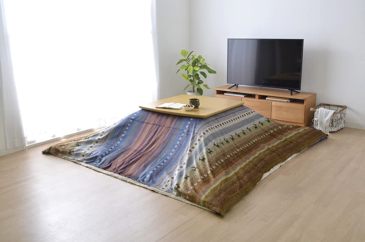 

IKEHIKO Corporation Kotatsu Comforter, Square, Radi, Approx. 210 x 210 cm, Multi-Purpose, Washable #5194069