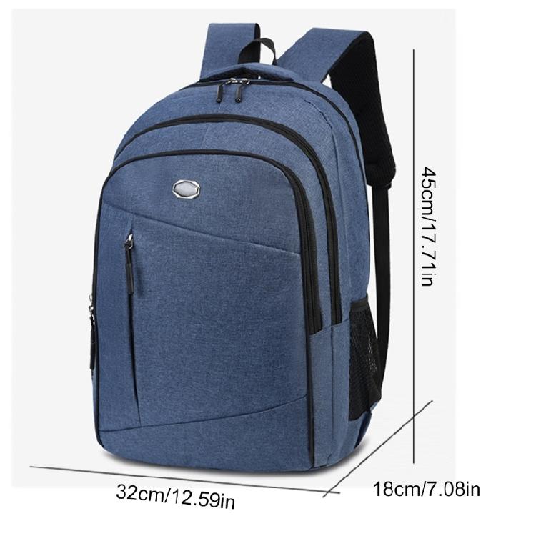 Man Business Backpack Large Capacity Backpack School Bag 17'' Laptop Backpack