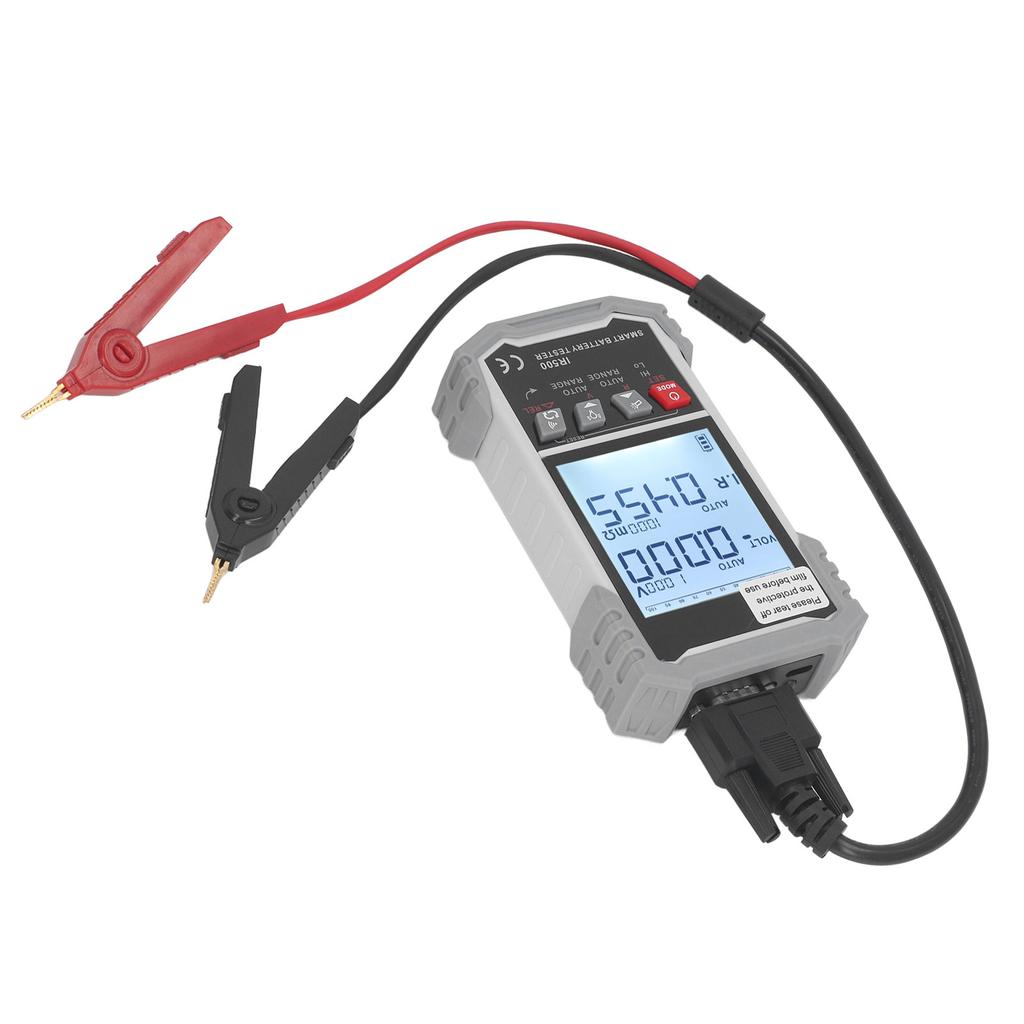 Tester di Resistenza Interna Batteria Auto Automobilistico Litio Alcaline Analizzatore 0m Ohm ~500 Ohm