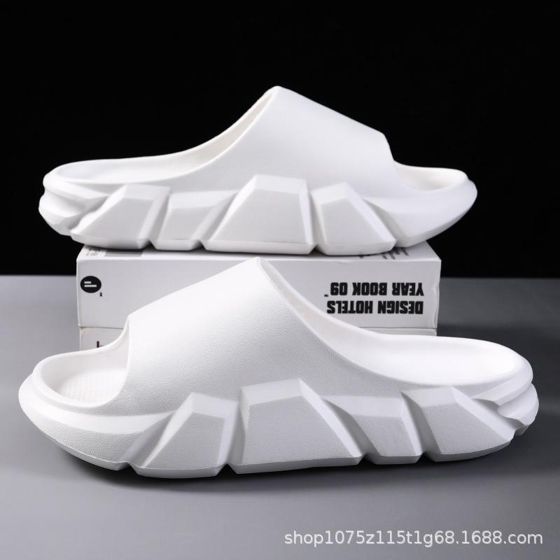 Slippers women's summer home non-slip bathroom couple thick bottom home men's sandals summer
