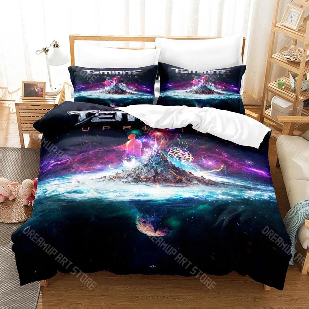 3D Print Teminite Logo Bedding Set Single Twin Full Queen King Size Bed Set Adult Boys Bedroom Duvetcover Sets Teminite