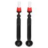 2PCS Black Coffee Maker Cleaning Brush Coffee Machine Brush Cleaner For Milk Frother Cleaning