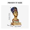 Egyptská královna Ornament Pryskyřice Retro Umění a řemesla Stolní dekorace do obývacího pokoje Dárek Afrika Suvenýr