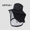 Outdoor Fisherman Hat Wide Brim Bucket Hat Mosquito Hat With Mesh Repellent Insect Bee Protection Men Sunscreen Fishing Cap