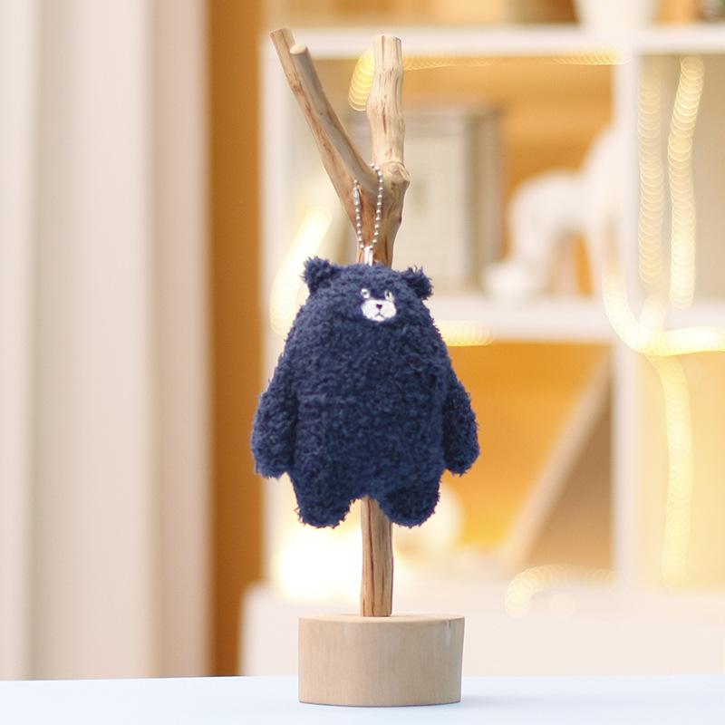 12cm Cute Cartoon Plush Toy Teddy Bear Doll Cute Animal Doll Wedding Gift Bag Keychain Pendant Gifts